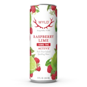Raspberry Lime THC Sparkling Water | Active