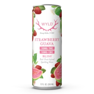 Strawberry Guava THC:CBC Sparkling Water | Bliss